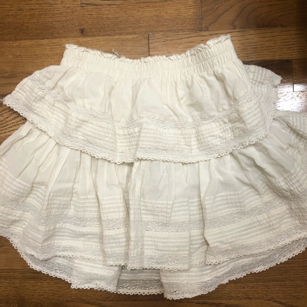 Loveshackfancy mini skirt